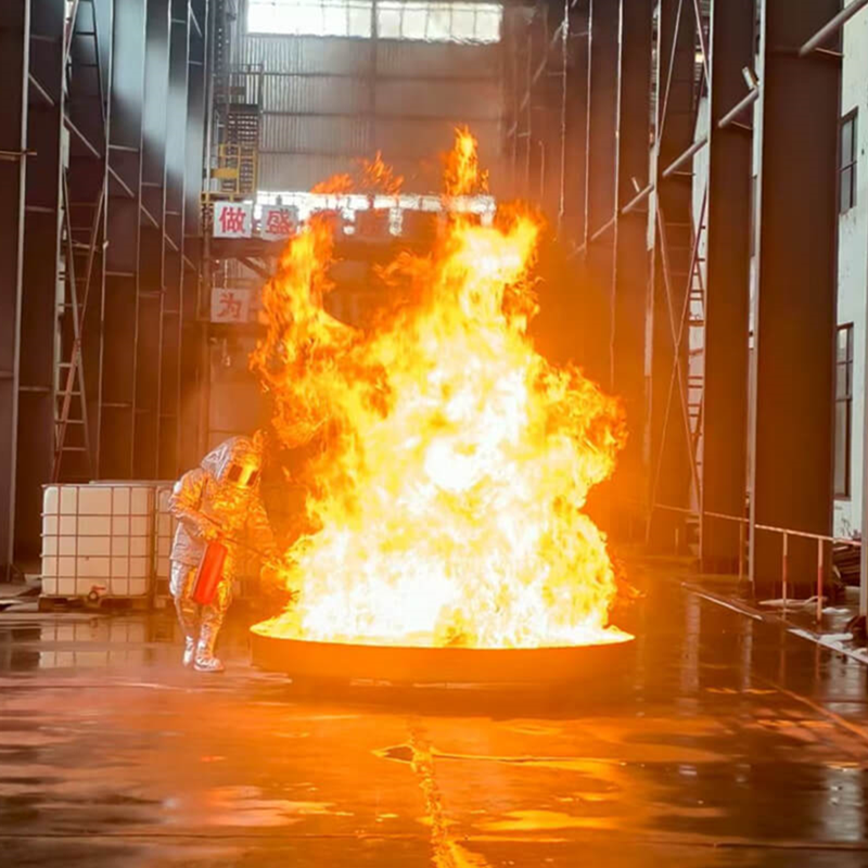 ການທົດລອງພາກສະຫນາມຂອງ Plement & SxFirepro ສໍາເລັດຂອງຜະລິດຕະພັນໂຟມ Firefighting Firefighting